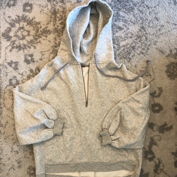 Free People Sweaters - Free People Grey Oversized Pullover